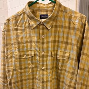 Men’s Patagonia Rare Vintage Plaid Long Sleeve Button Down